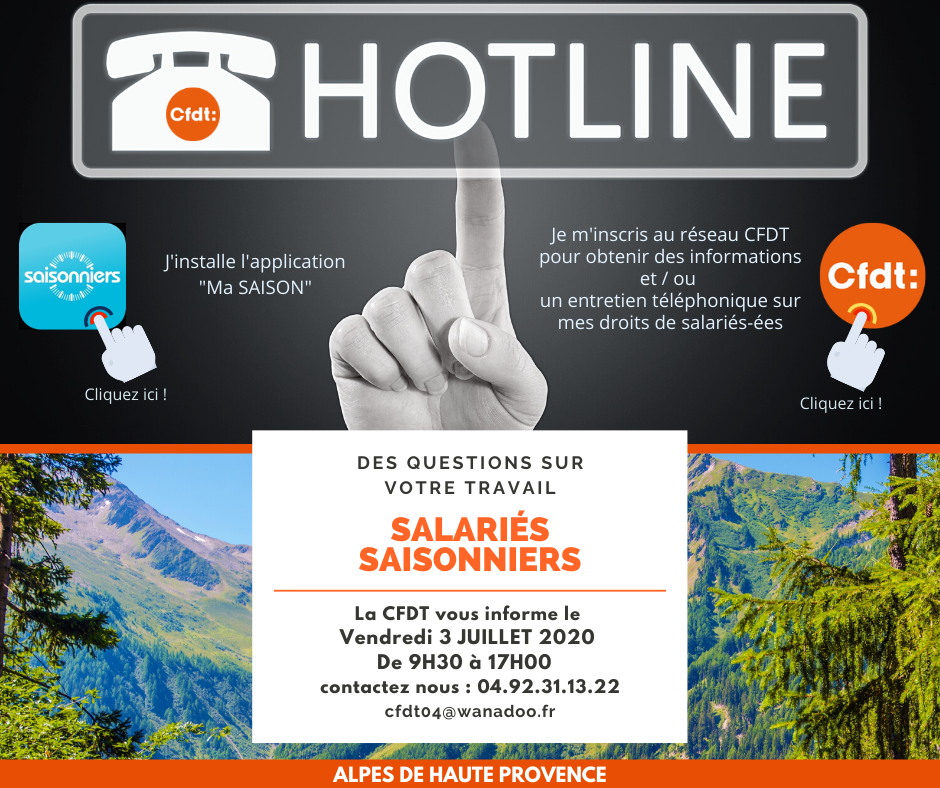 salariés SAISONNIERs