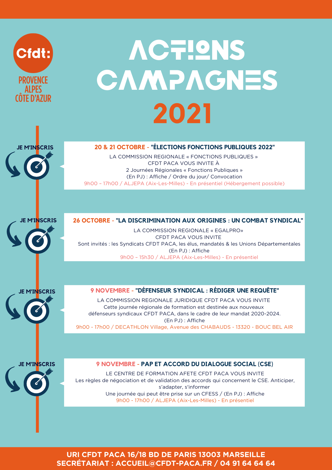 EVENEMENTS CFDT PACA