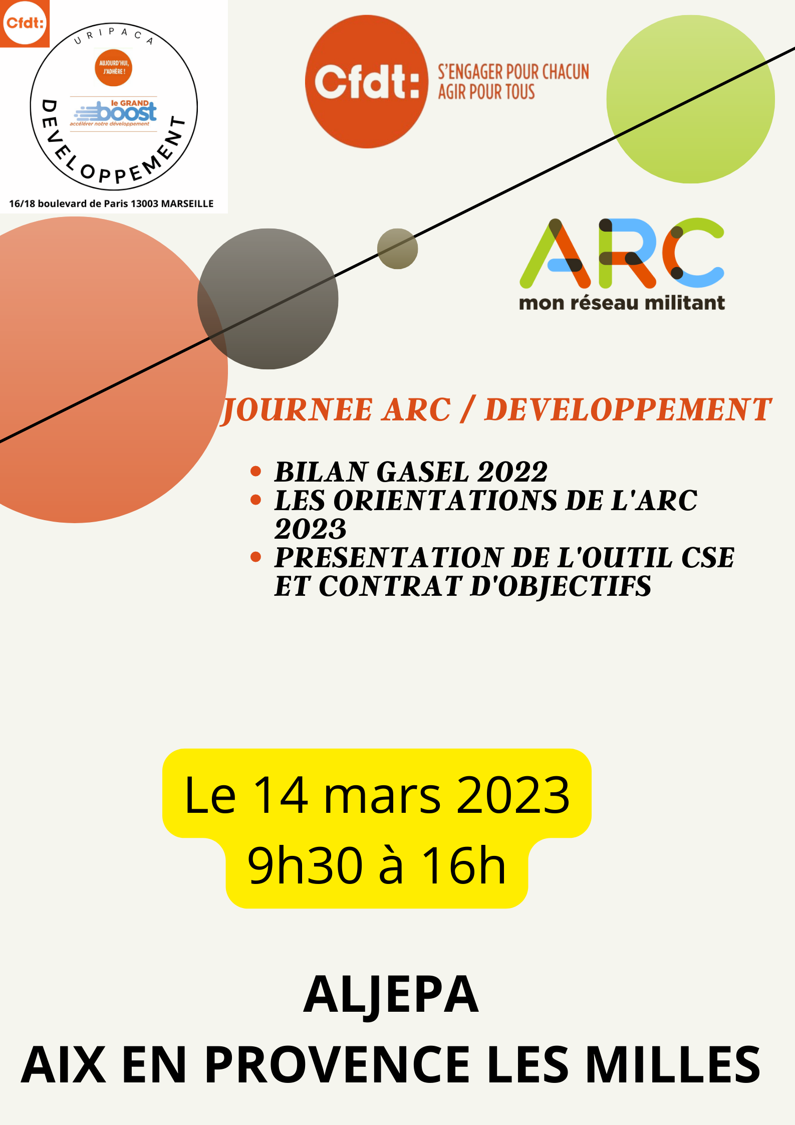 JOURNEE DEVELOPPEMENT ARC 14 MARS 2023
